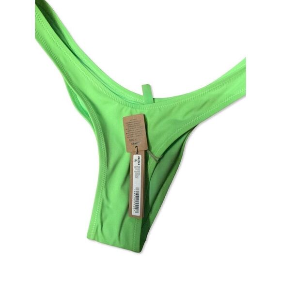 Skims Sz XL Neon Green Monokini Swimsuit Bathing Suit cut out NWT one piece - Picture 7 of 8